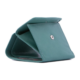 Portafoglio donna in ecopelle - Modello False - Casual - 9.0 x 7.5 x 2.0 cm