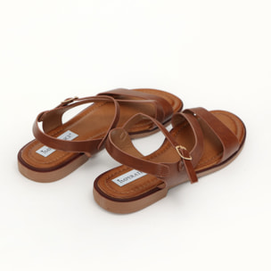 Sandali bassi in simil pelle