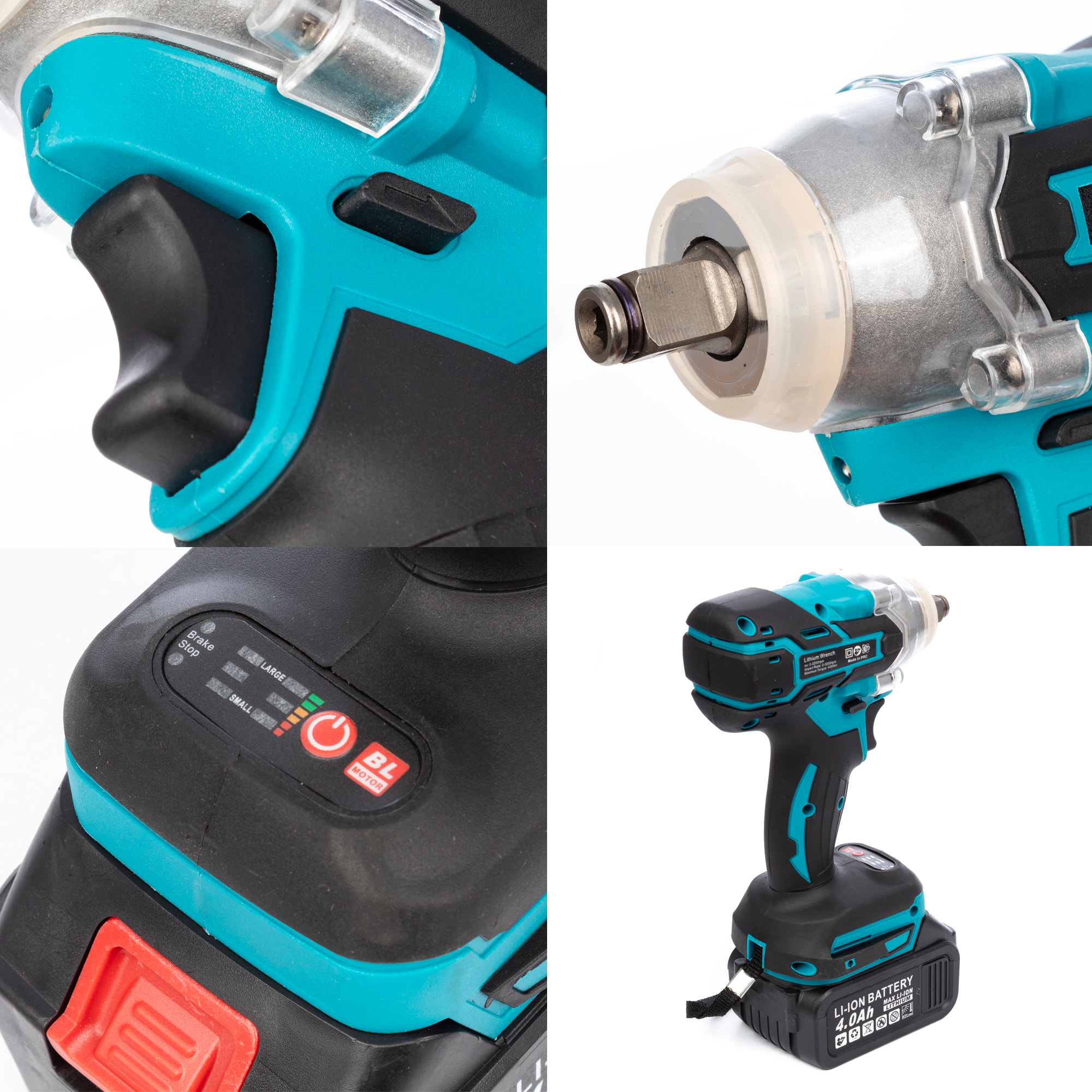 Set de 4 herramientas eléctricas, radial angular, martillo perforador, taladro y llave de impacto 21V. DOBLE BATERIA 13000 mah