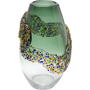 Vase Glitter Circle 33cm Kare Design