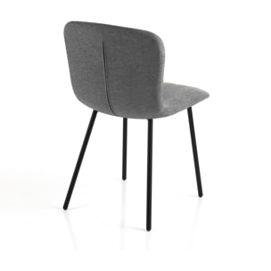 TOMASUCCI set 4 sedie COSY GREY