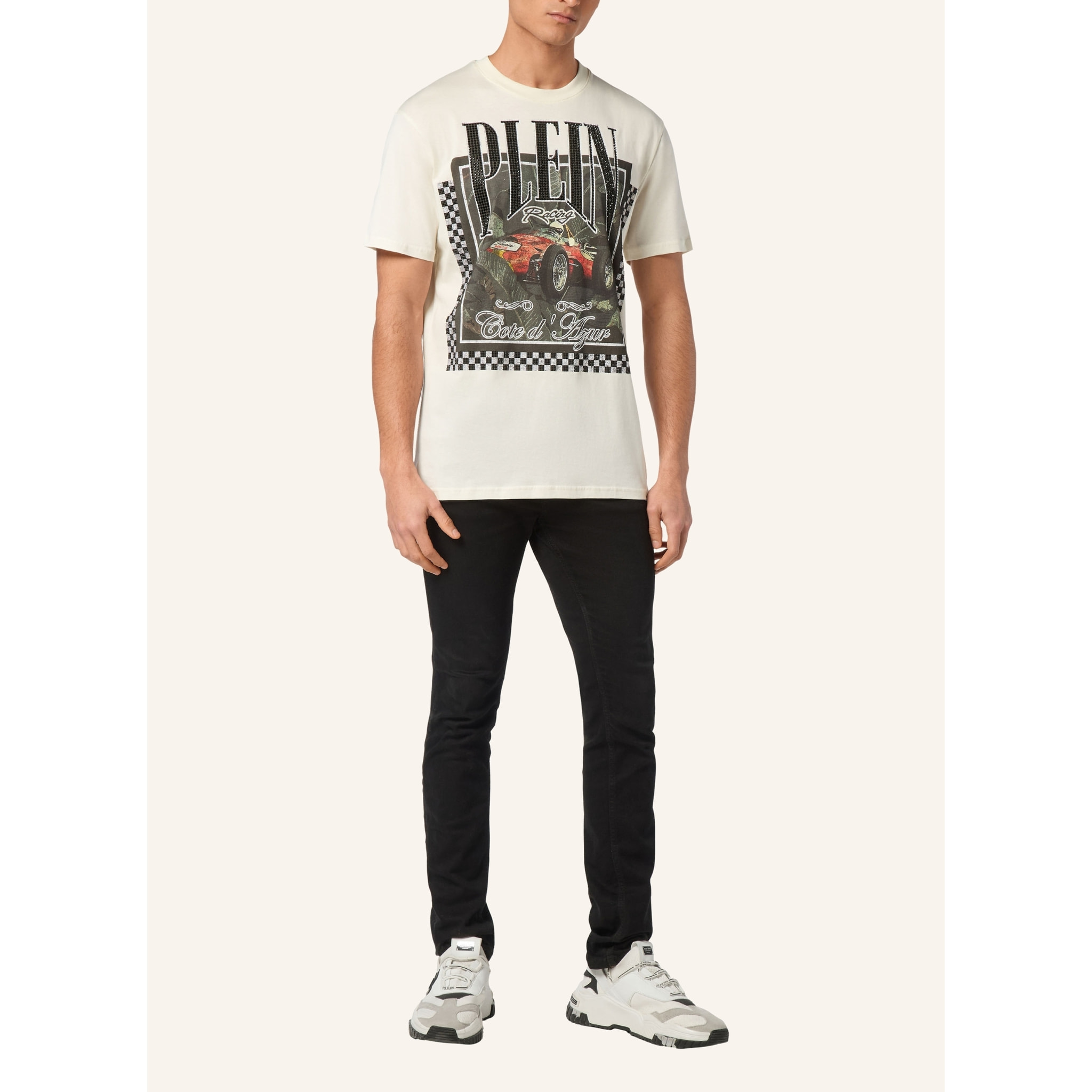 PHILIPP PLEIN Maglietta a girocollo RACING