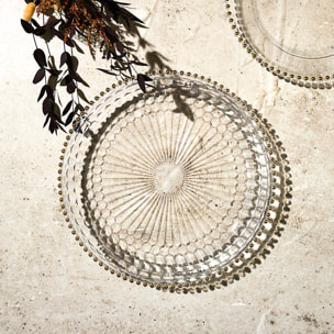 Plateau Rond Plastique D38.5cm Sabah