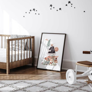 Affiche enfant les trésors de la forêt  Affiche seule