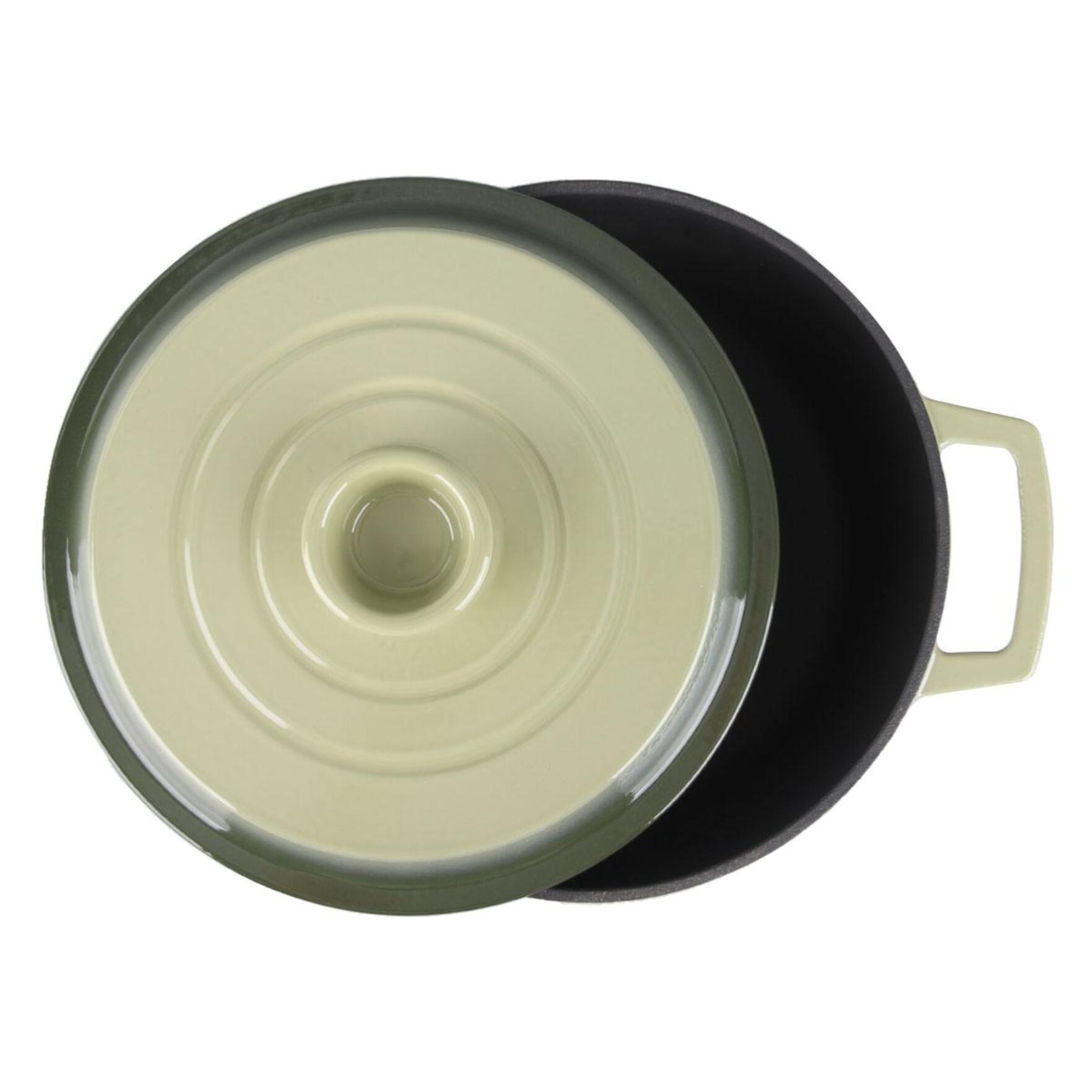 Cocotte en fonte ronde 25cm - "Masseiron Olivine"