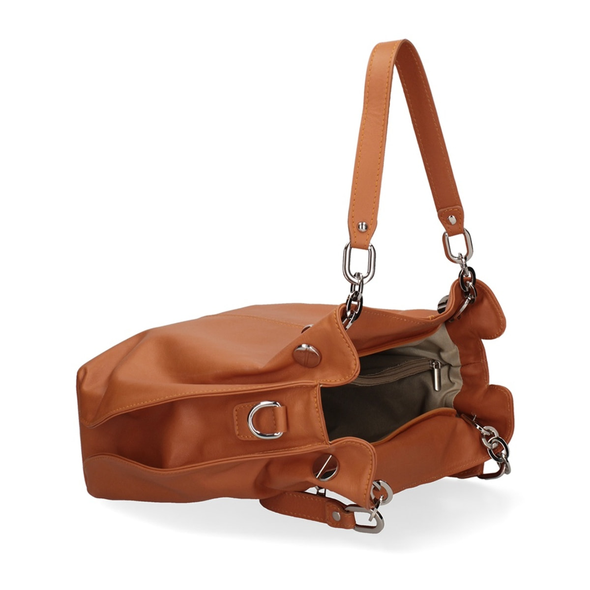 Borsa a mano da donna Made in Italy - Modello Ereba - 100% pelle - 38.0 x 30.0 x 12.0 cm