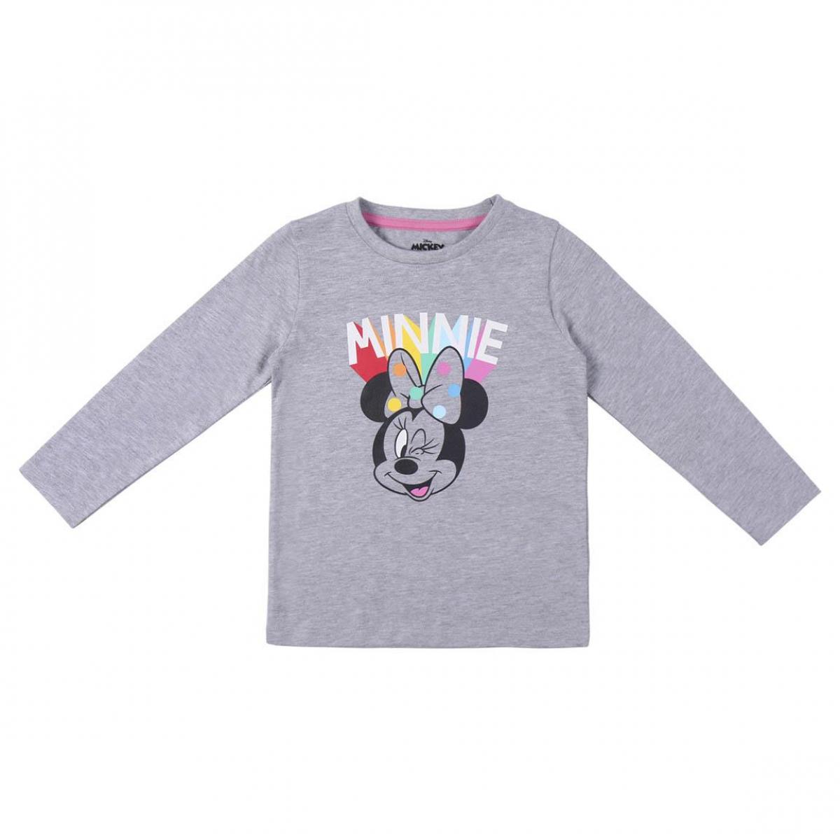 Minnie Maglia manica lunga Grigia Lei Disney Multicolor