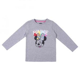 Minnie Maglia manica lunga Grigia Lei Disney Multicolor