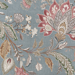 Chemin de table AYANA BLEU - aspect textile