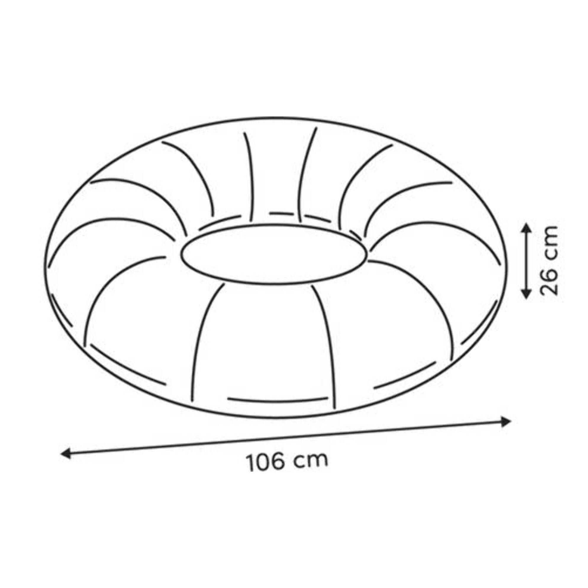 Bouée gonflable D106cm