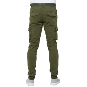 Pantalone Hot Buttered Namib cargo verde militare