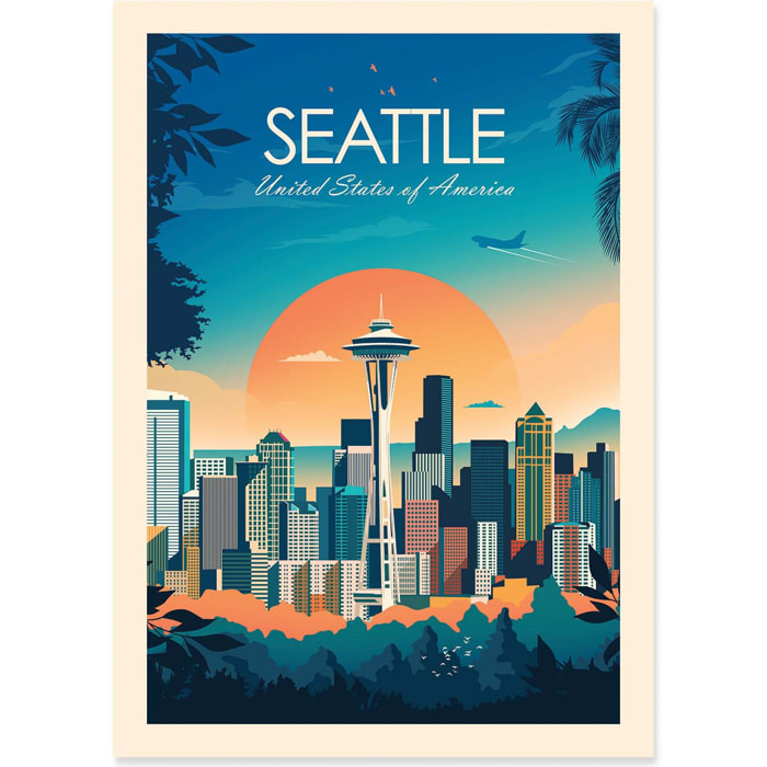 Affiche - Seattle - Studio Inception