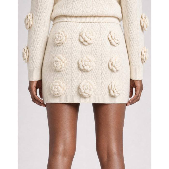 PHILIPP PLEIN Falda corta de punto ROSES