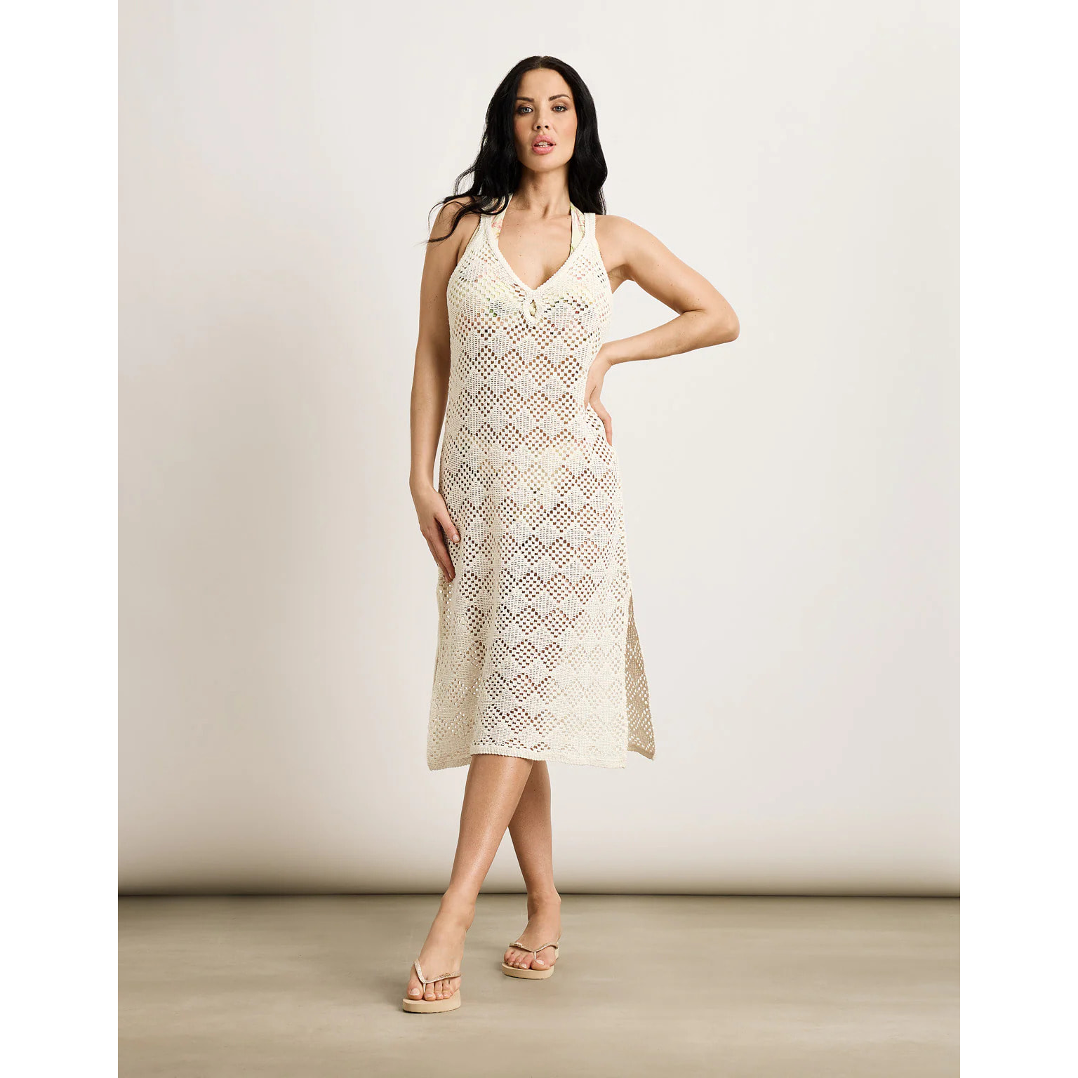 Vestido Midi Blanco - Elvisa