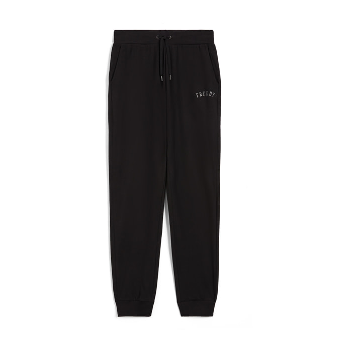 Pantaloni sportivi regular fit in heavy jersey stretch