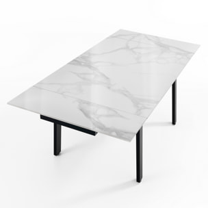 TOMASUCCI Tavolo allungabile DEVIN WHITE MARBLE