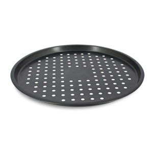 Plaque à pizza en acier carbone 33,5cm AMANDINE