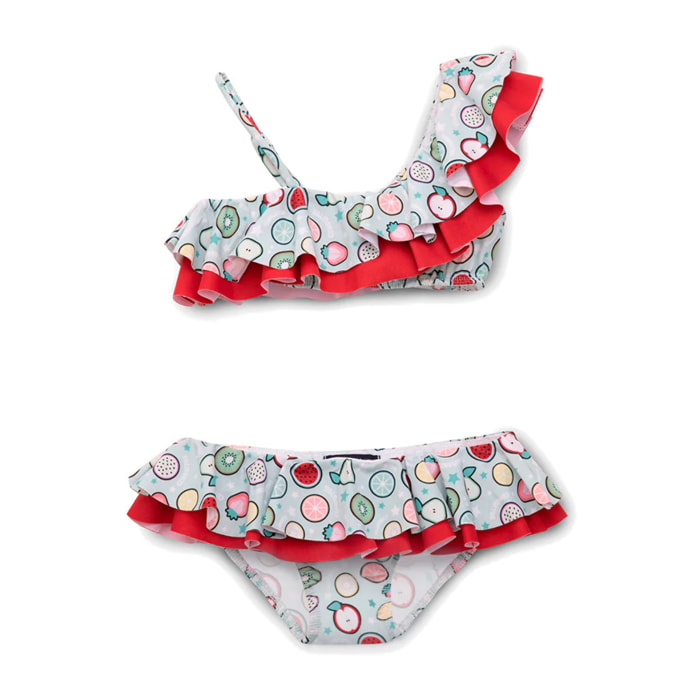 Bikini de Niña Con Estampado de Frutas