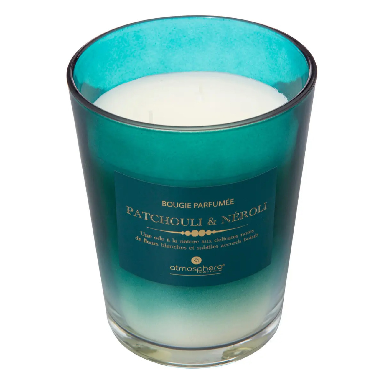 Bougie parfumée Alma 855g pot verre patchouli