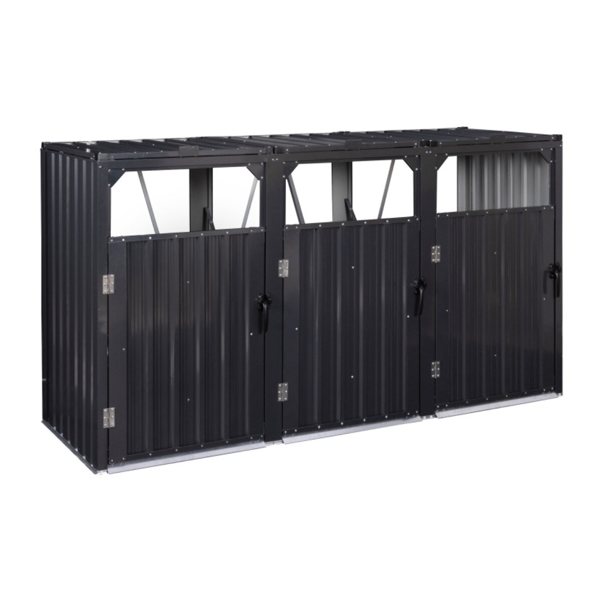 Cache poubelle - Gris anthracite