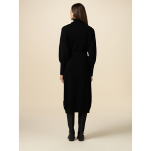 Oltre - Pure wool dress - Negro