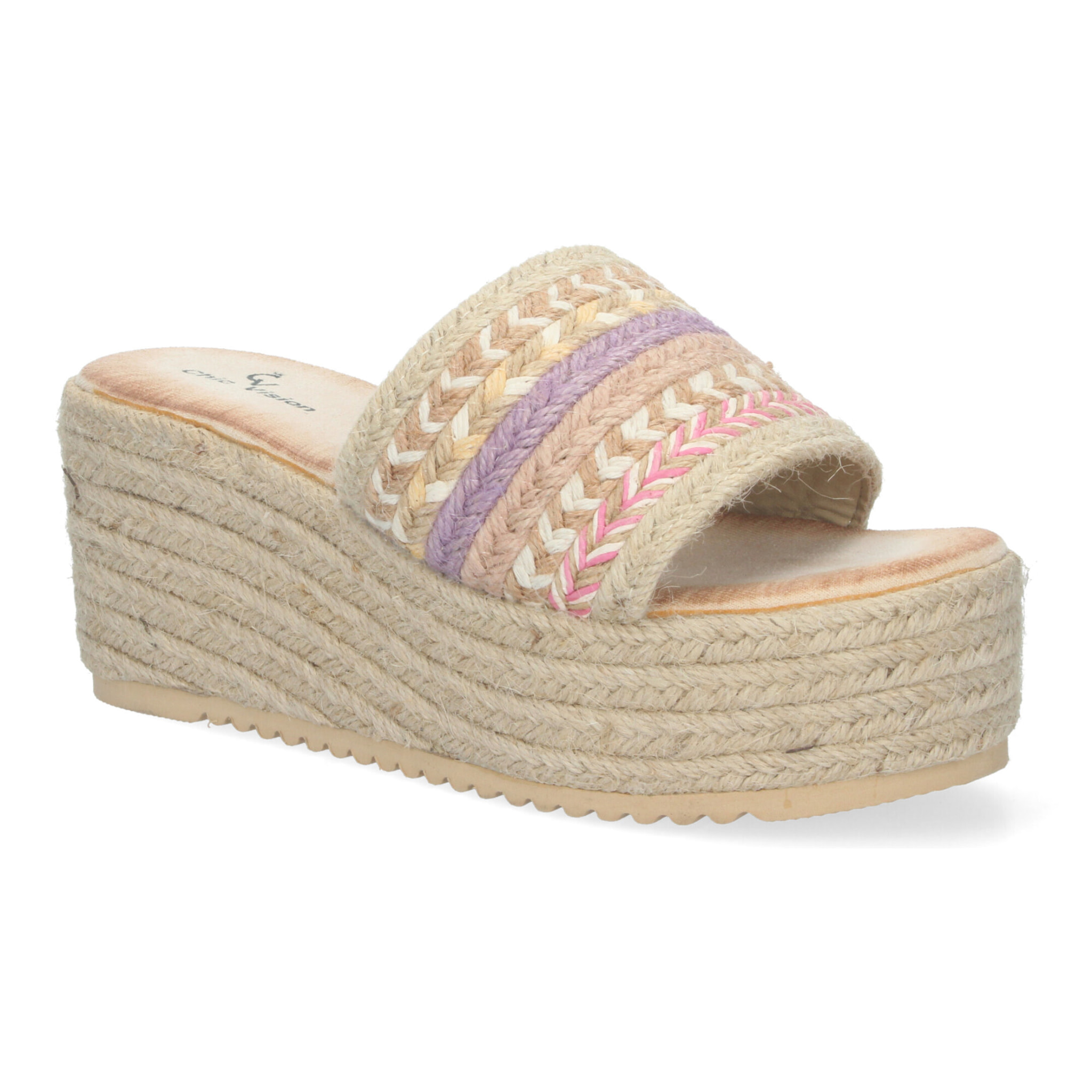 Sandalias de Plataforma de Yute para Mujer