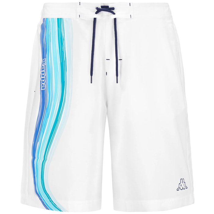 Costumi da Bagno Kappa Uomo Logo Surf Bianco