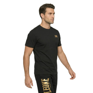 Camiseta dorada de manga corta para hombre