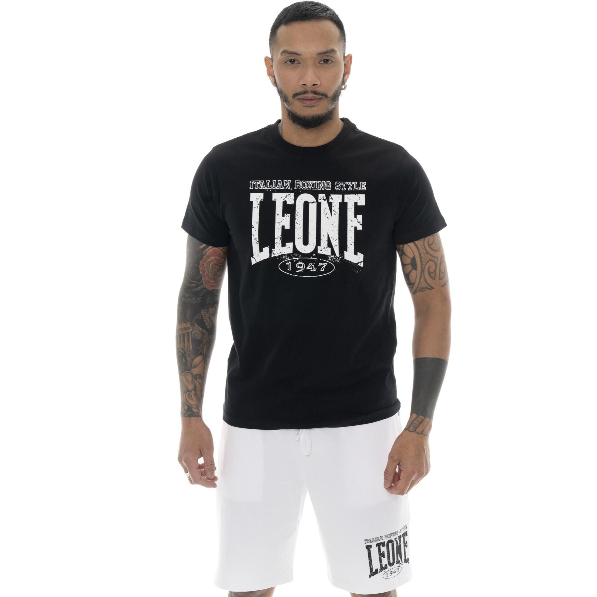 Camiseta de hombre Leone Boxing Legend de algodón elástico