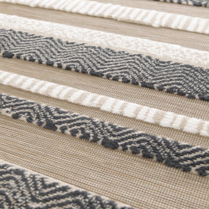 Tapis extérieur tissé kilim rectangle TOCE