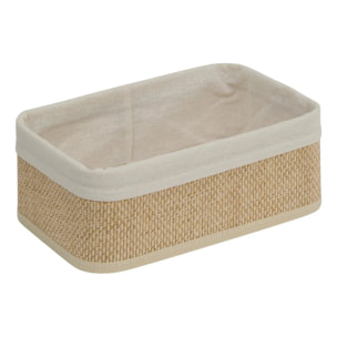 Panier Stemy L20/25/30,5cm beige 3 pièces