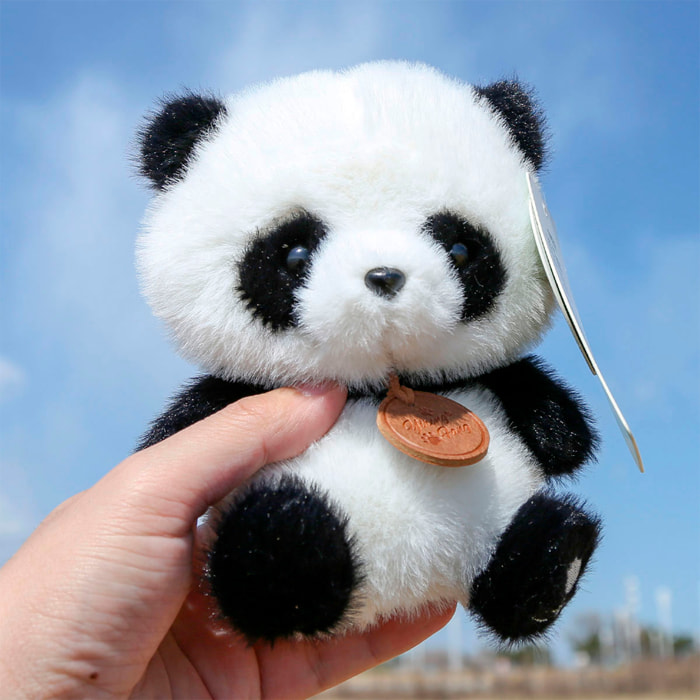 Peluche extra-morbido e soffice. Design panda. 17 cm.