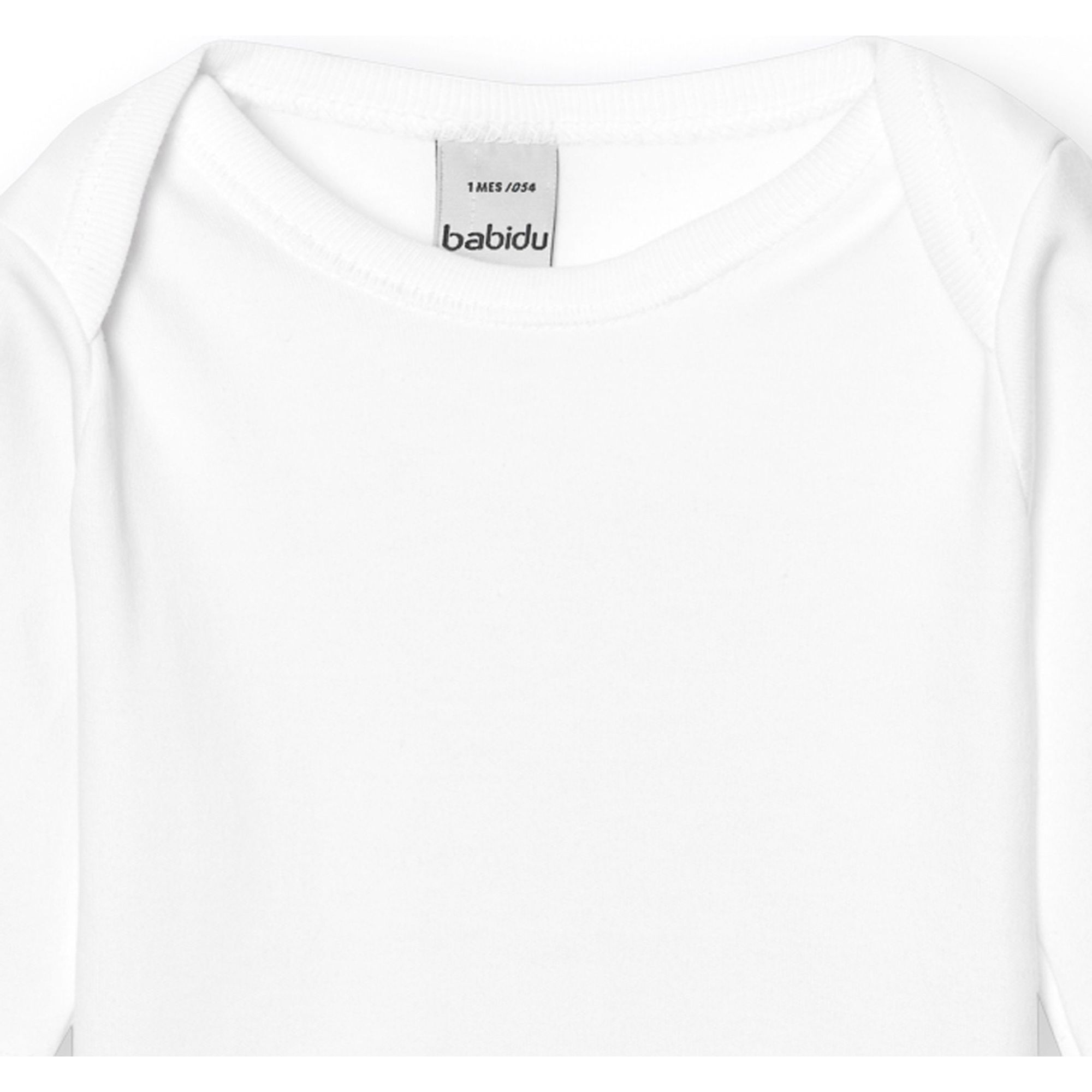 Body bebé manga larga cuello americano