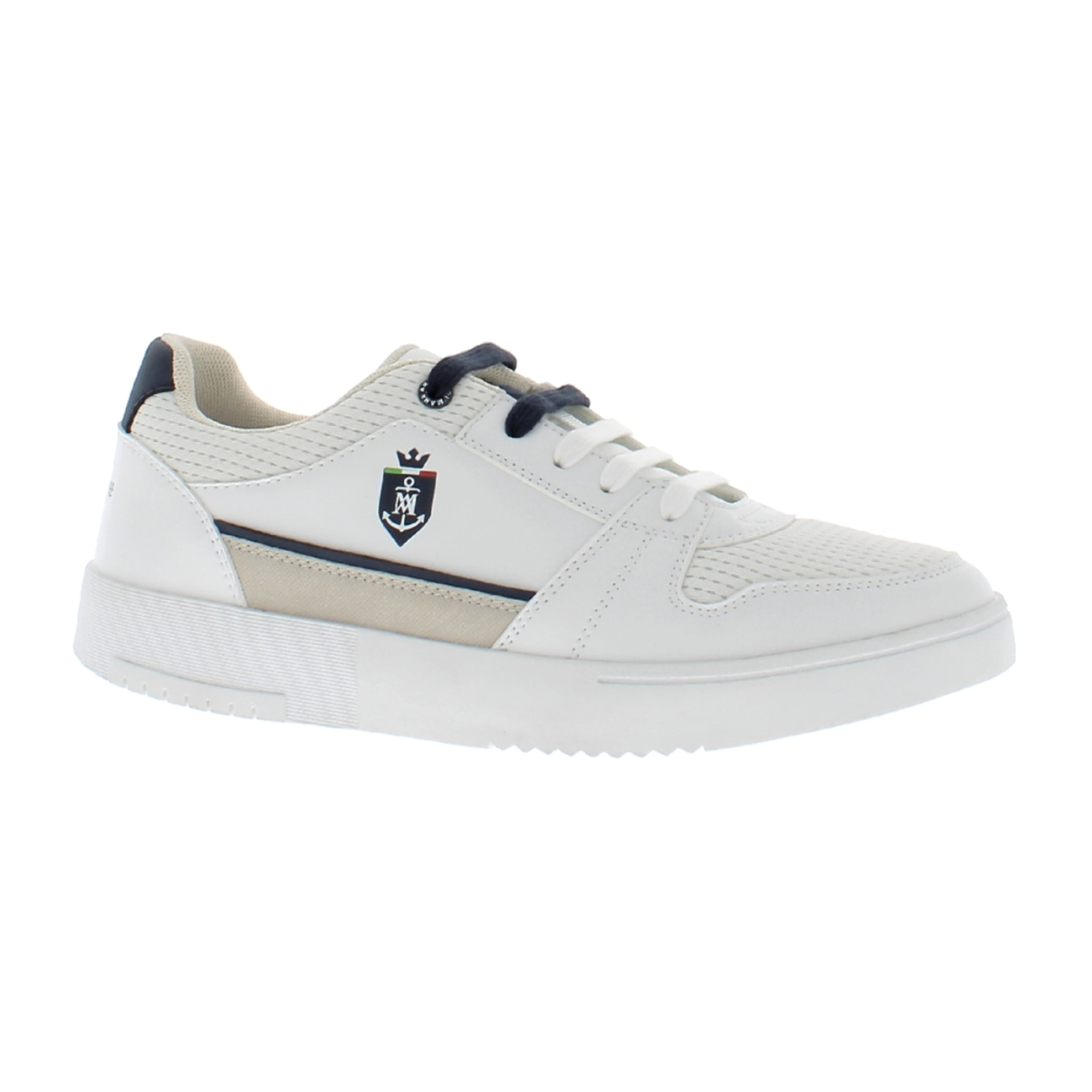 Armata di Mare Scarpe Uomo Sneakers Casual Stringate con Soletta Rimovibile in Memory Foam AMU S24D548 Off White