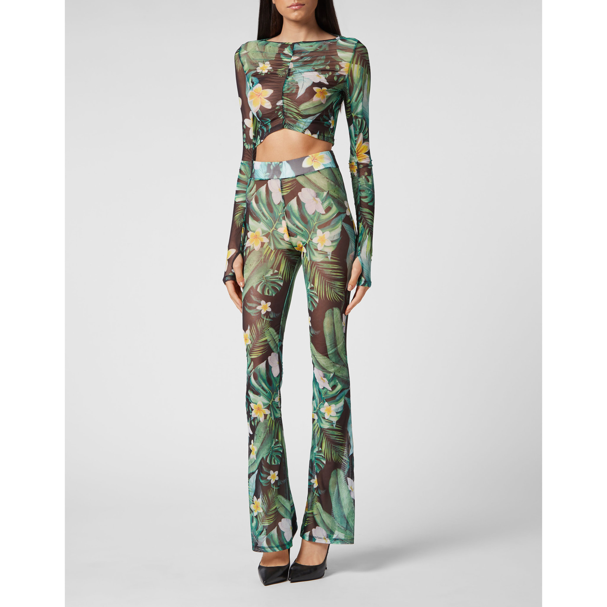 PHILIPP PLEIN Pantalones acampanados HAWAII