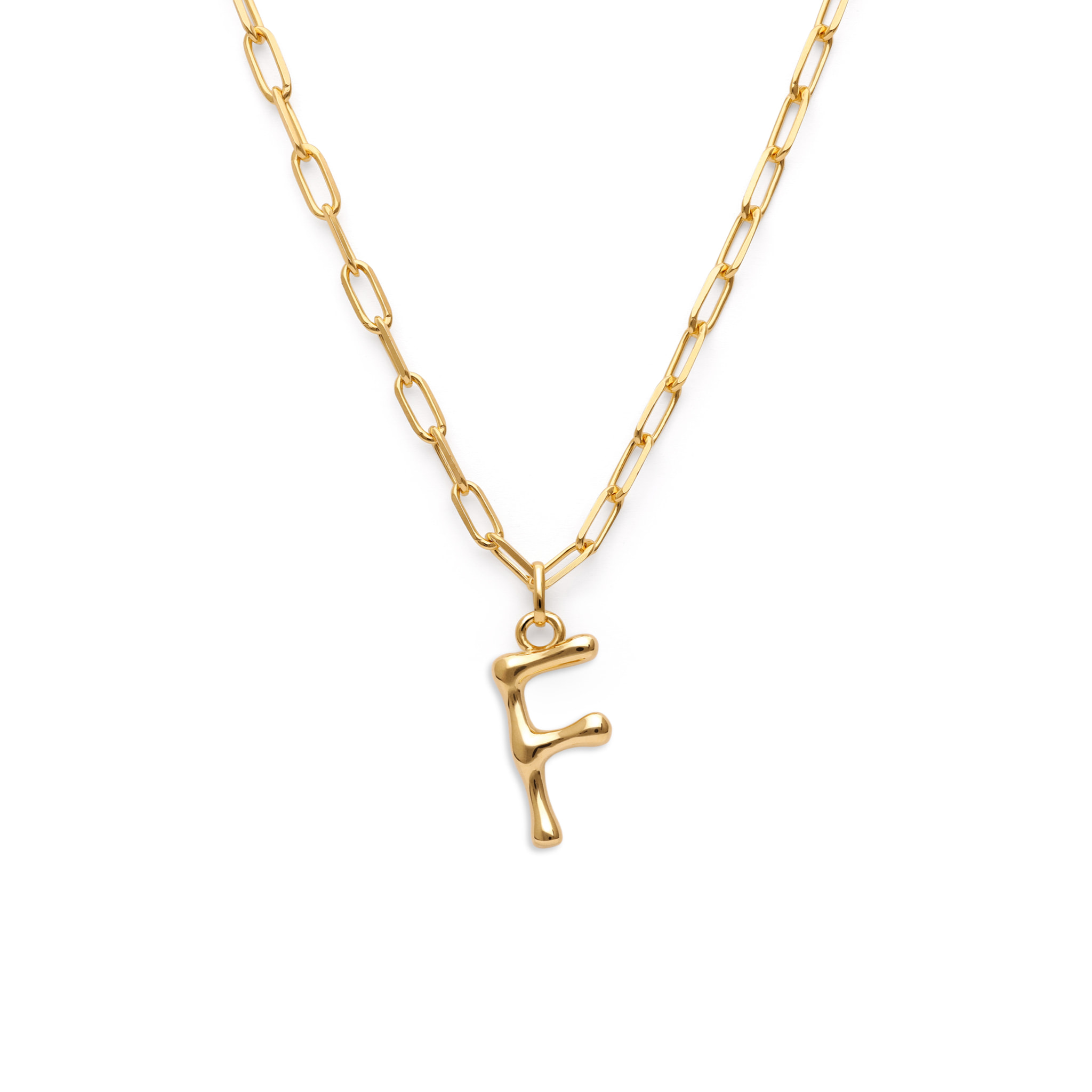 Collana Personnalisé Letter XL Acciao Placcato Oro