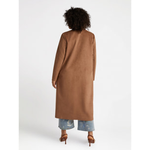 Fiorella Rubino - Gabardina larga abierta por delante - Marrón