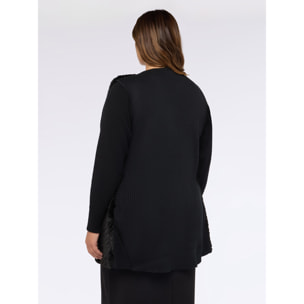 Fiorella Rubino - Gilet effetto peluche - Nero