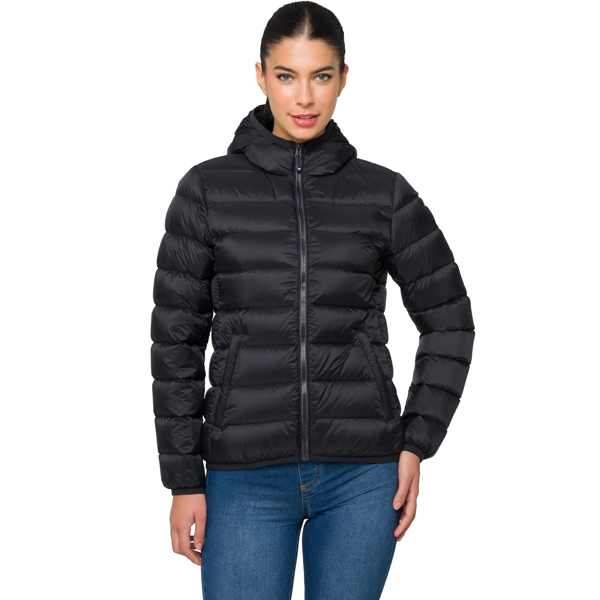 Piumino Hot Buttered Chloe 100% piuma d'oca Nero