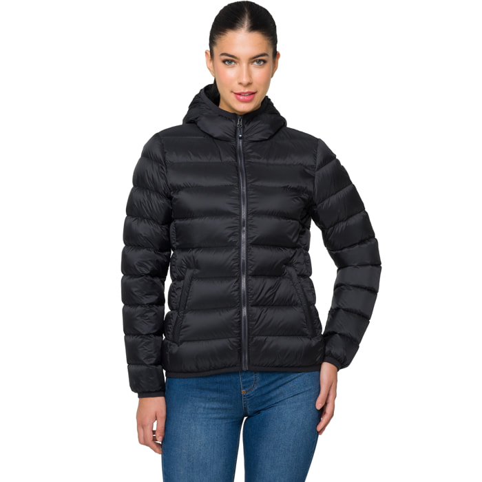 Piumino Hot Buttered Chloe 100% piuma d'oca Nero