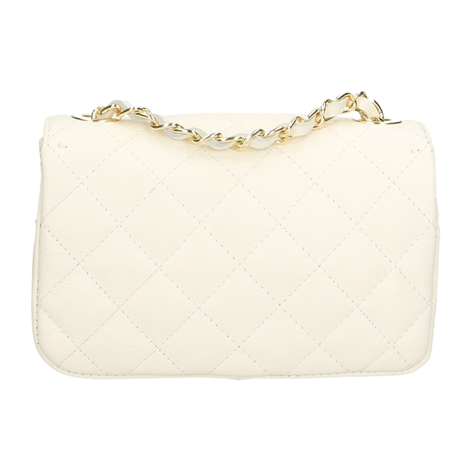Chicca Borse Borsetta Clutch Bianco