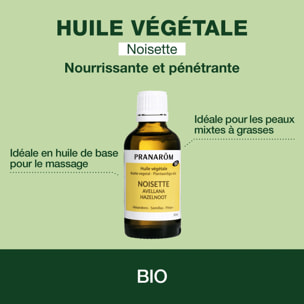 Pranarom - Huile Végétale de Noisette - Bio - 50 ml