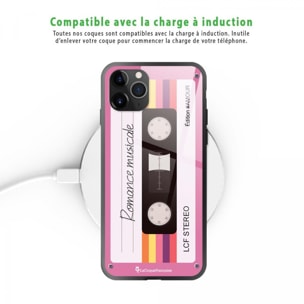 Coque iPhone 11 Pro Coque Soft Touch Glossy Cassette Vintage Romance Design La Coque Francaise