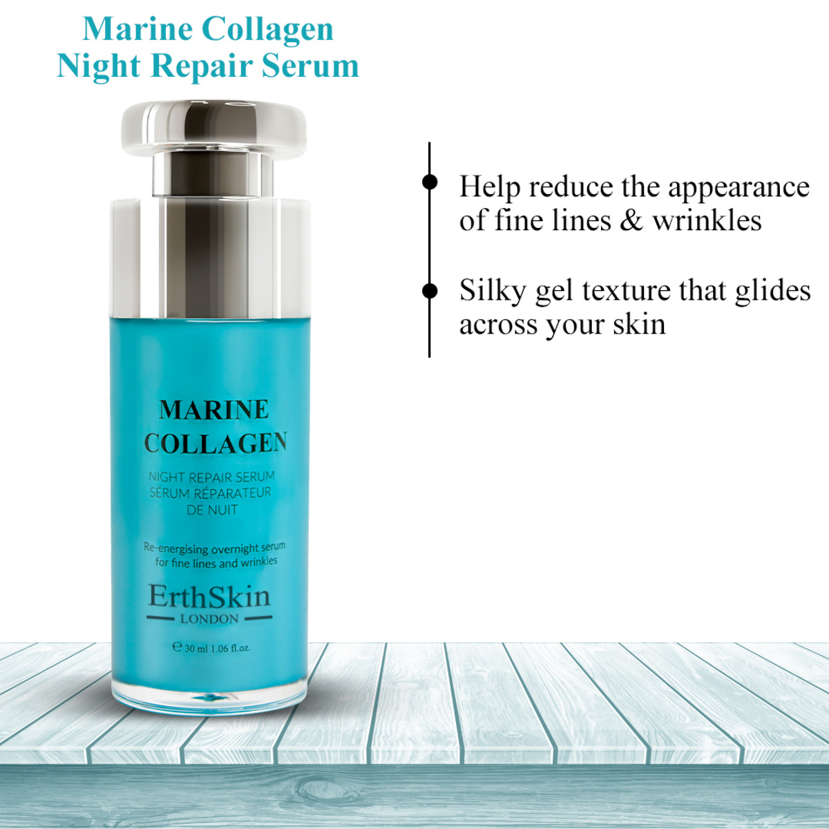 Sérum Reparador de Noche de Colágeno Marino 30ml