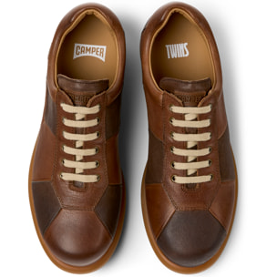 Zapatillas - CAMPER Pelotas Ariel Hella Twins - Marron - Cuero liso