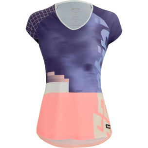 Court - Tennis T-Shirt Femme - Violet - Femme