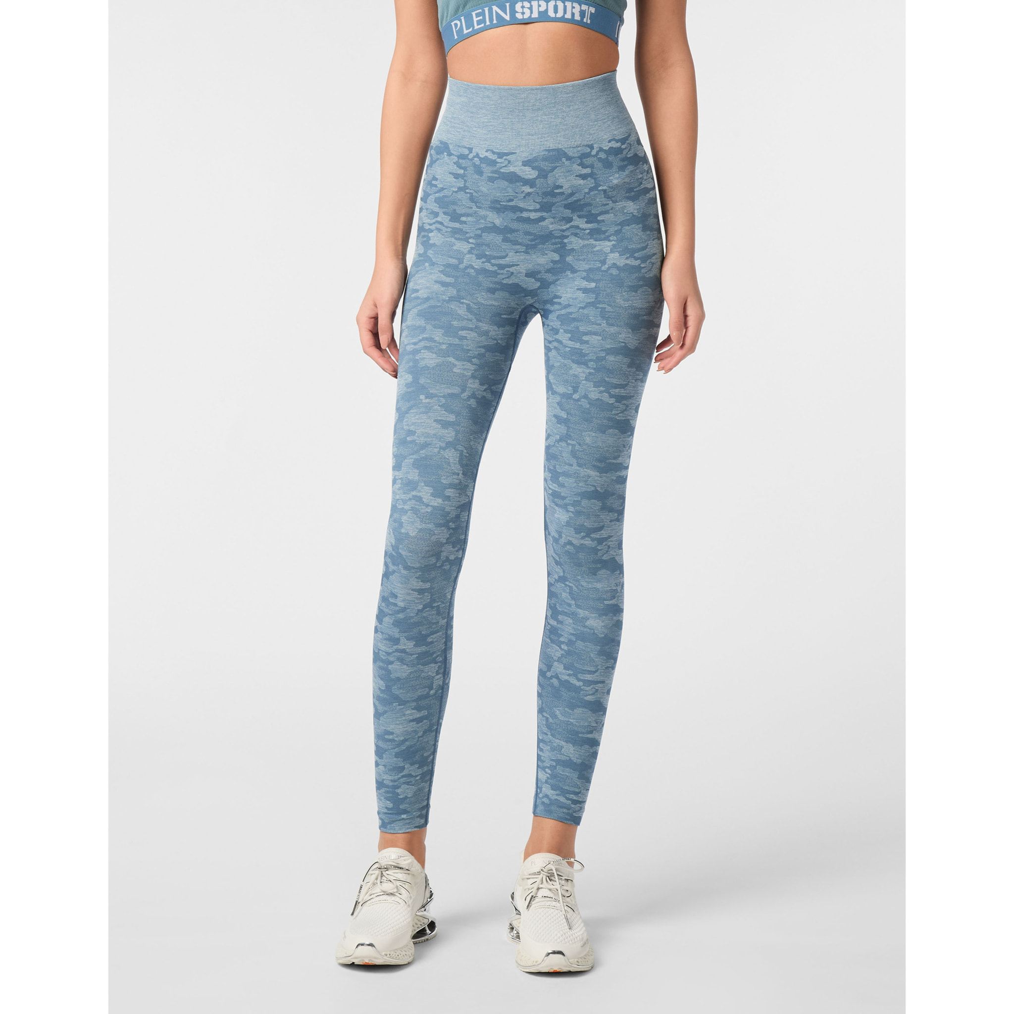 PLEIN SPORT Sport Leggings CAMOUFLAGE