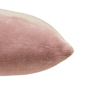 Coussin Ollis rose blush H38x38cm