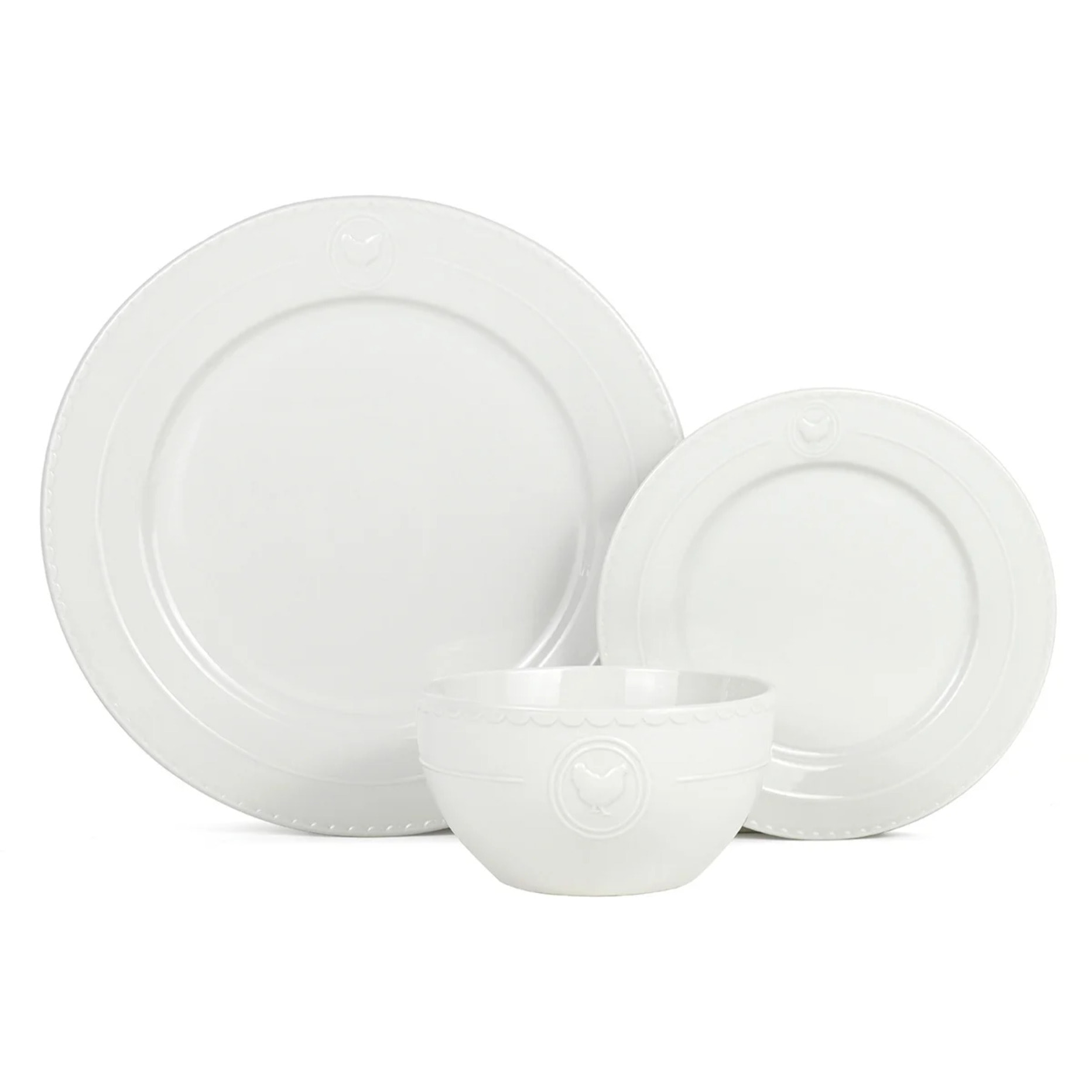 Service de table 18 pièces en porcelaine