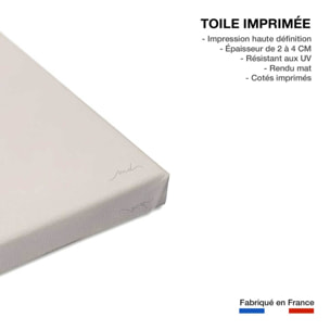 Tableau enfant baleine oh Toile imprimée